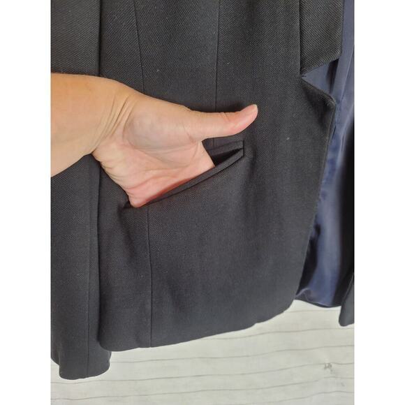 J.CREW 365 OPEN FRONT LINED BLAZER JACKET, SZ 8 - Picture 3 of 14